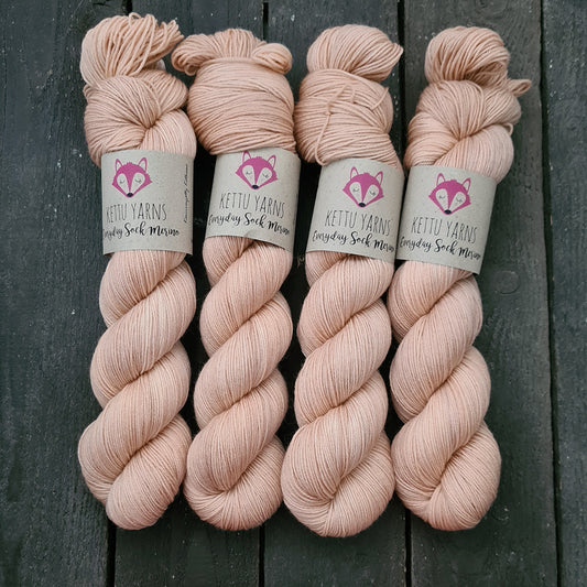 Kettu Yarns - Everyday Sock Merino - Pink Sand - 100 g