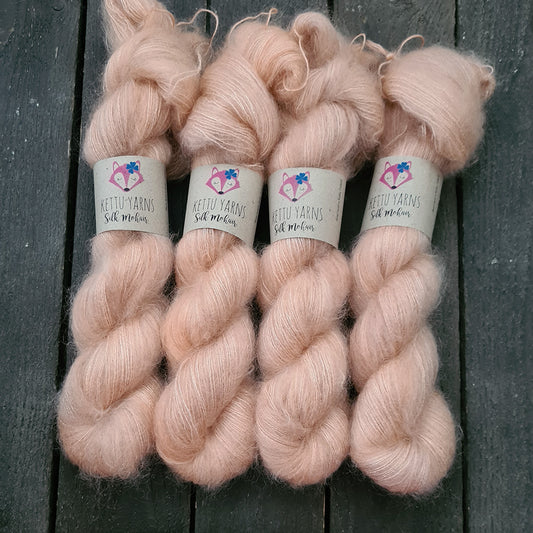 Kettu Yarns - Silk Mohair - Pink Sand - 50 g