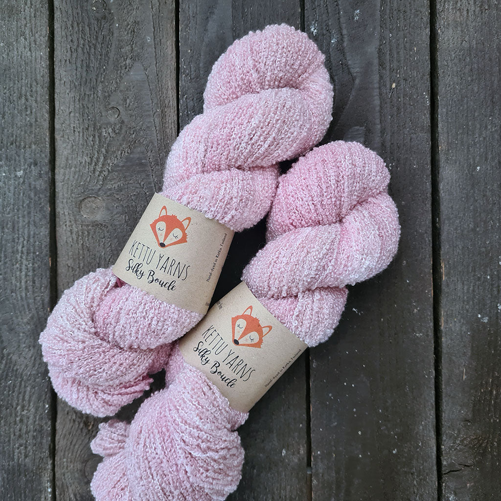 Kettu Yarns - Silky Boucle - Dusty Rose - 100 g