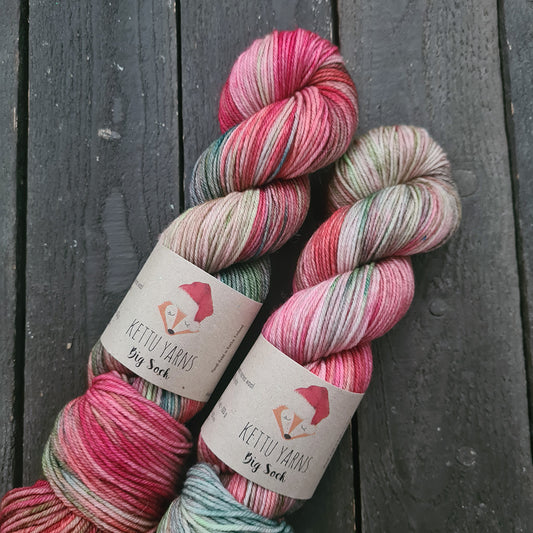 Kettu Yarns - Big Sock - Lucky Christmas Skein #25 - 100 g