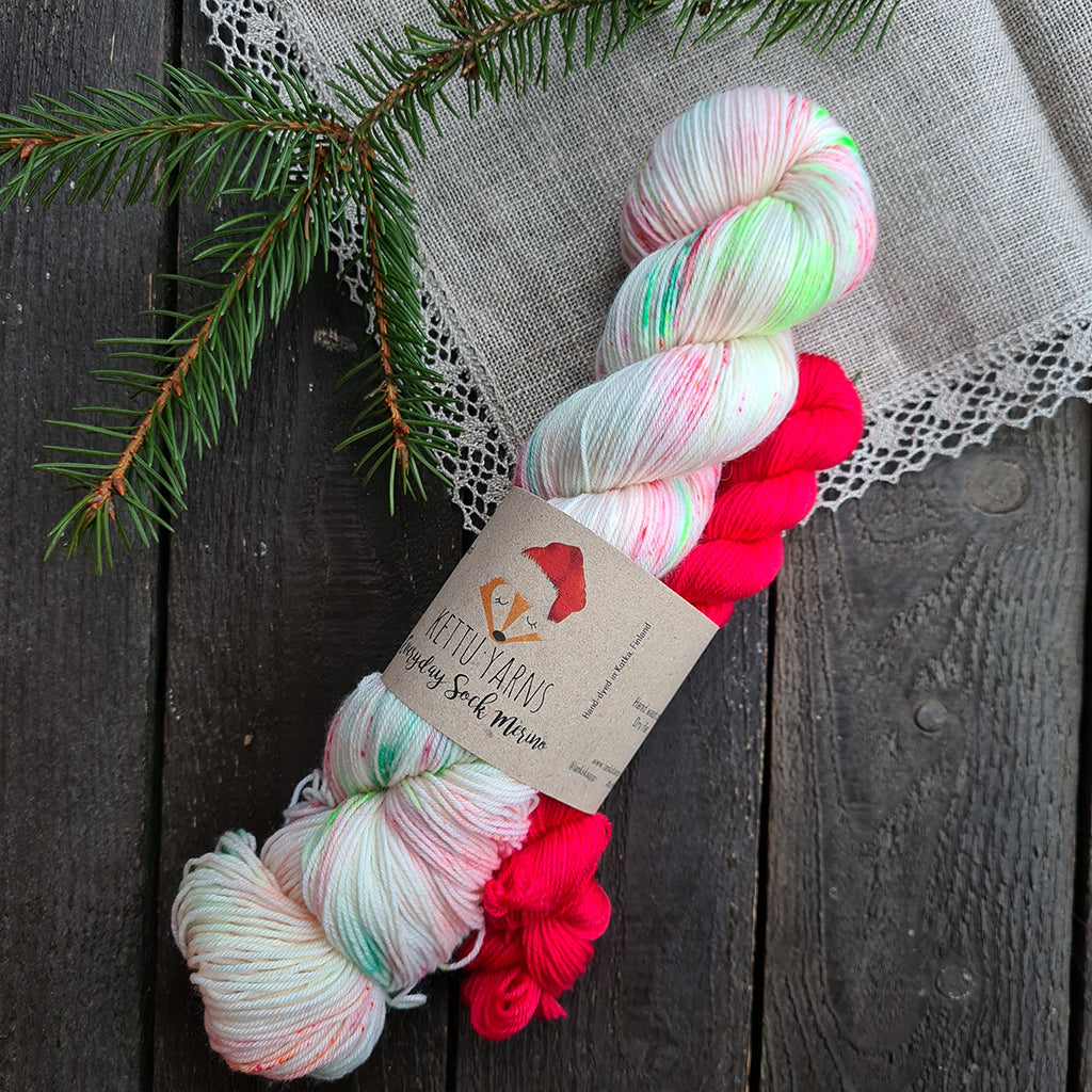 Kettu Yarns - Everyday Sock Merino setti - Baby it's Cold Outside - 120 g