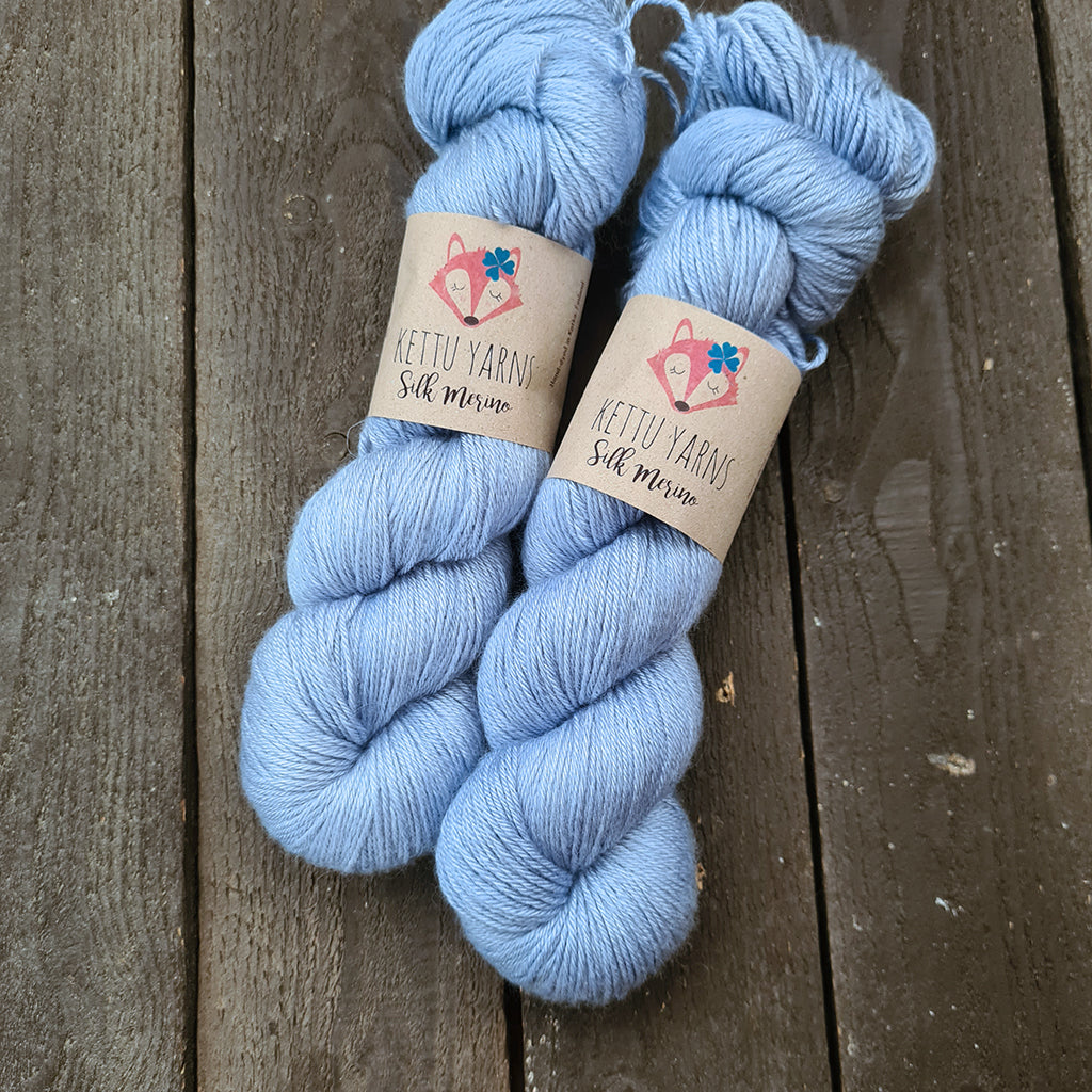 Kettu Yarns - Silk Merino - Yöton yö - 100 g