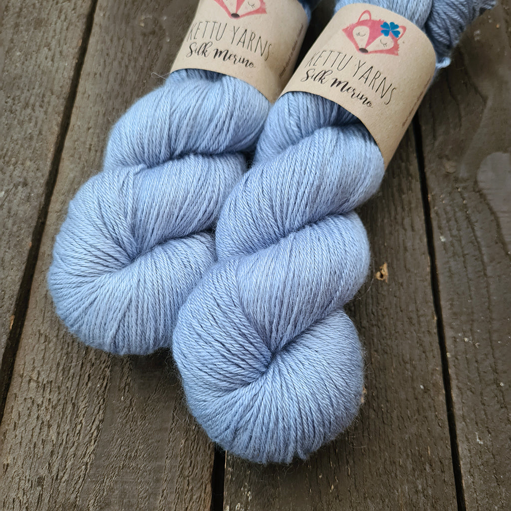 Kettu Yarns - Silk Merino - Yöton yö - 100 g