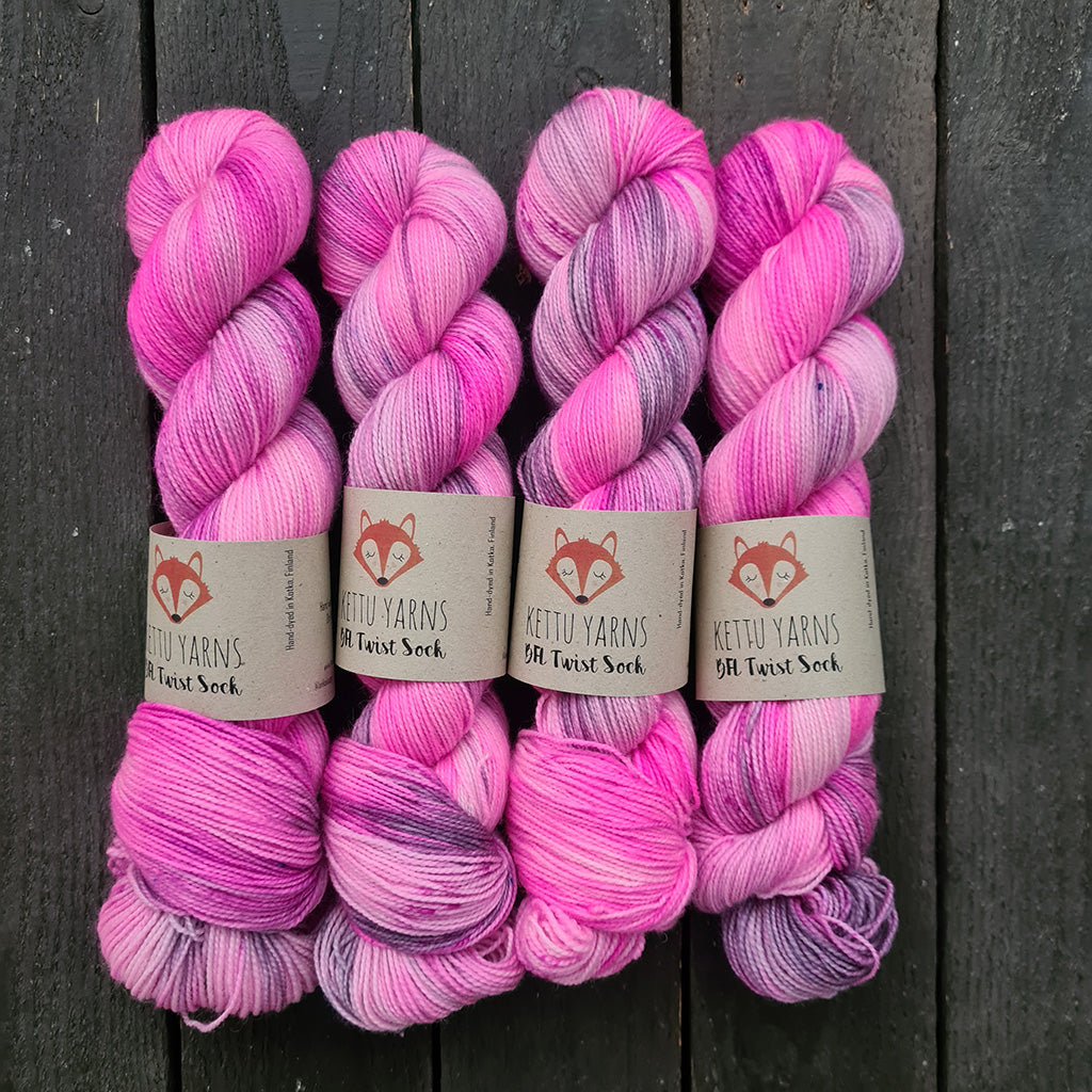 Kettu Yarns - BFL Twist Sock - Lucky Skein #384 - 100 g