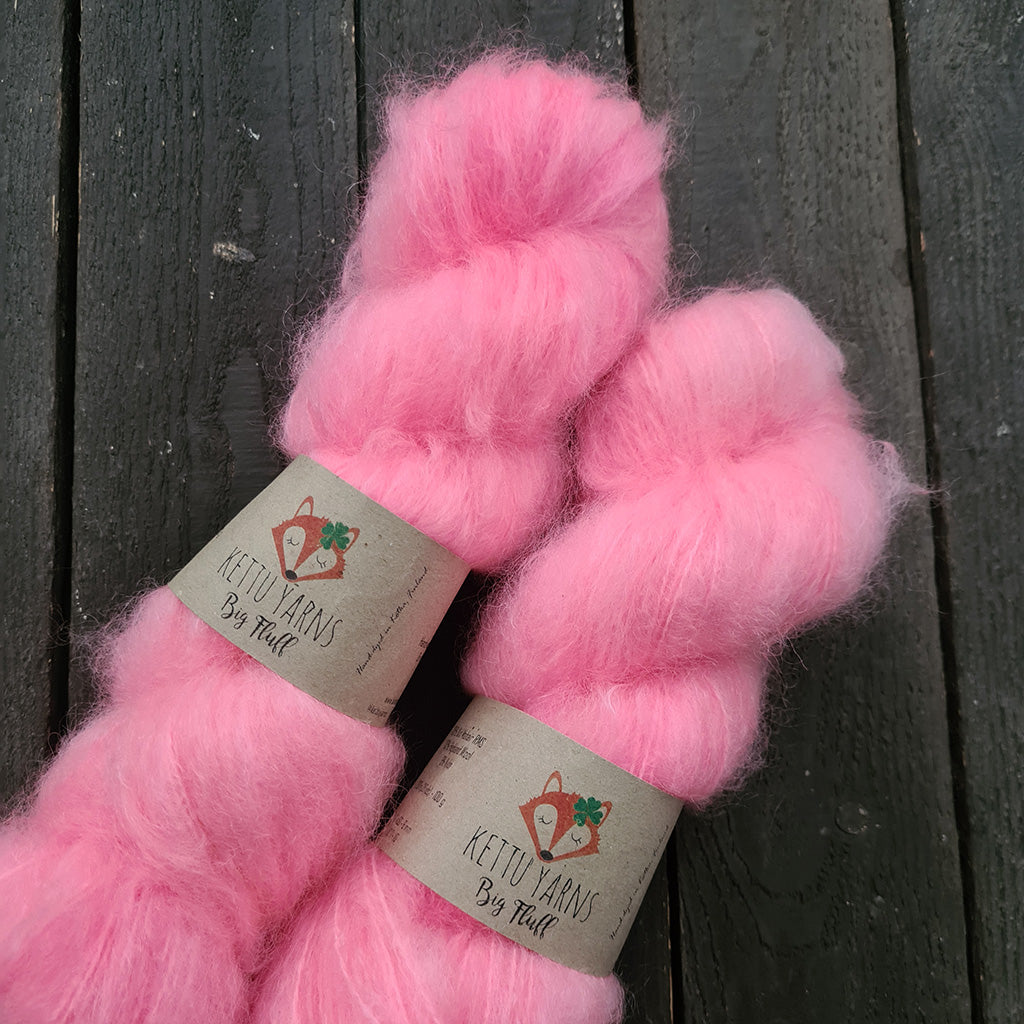 Kettu Yarns - Big Fluff - Frozen Watermelon - 100 g