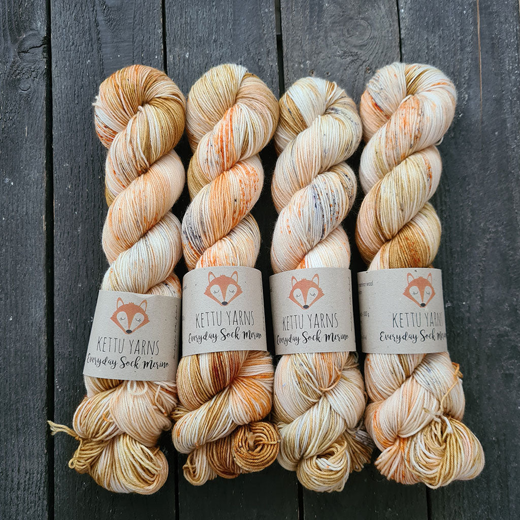 Kettu Yarns - Everyday Sock Merino - Pumpkin Spice - 100 g