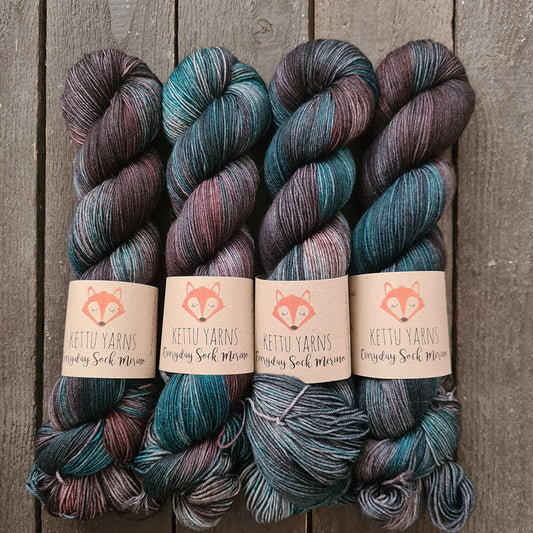 Kettu Yarns - Everyday Sock Merino - Cabin in the Woods - 100 g