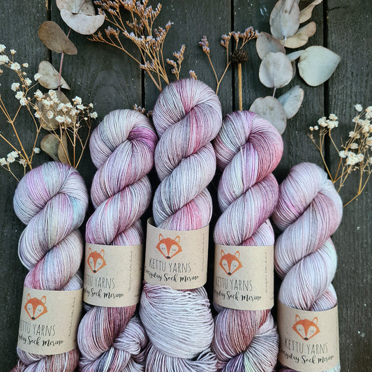 Kettu Yarns - Everyday Sock Merino - Dried Flower Bouquet Jan 2026-01  - 100 g
