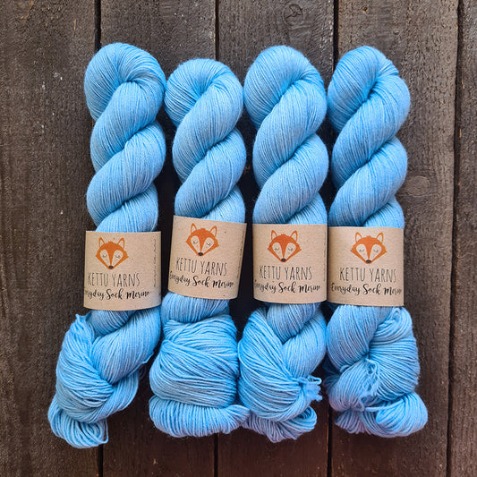 Kettu Yarns - Everyday Sock Merino - Forget-Me-Not - 100 g