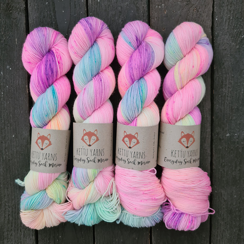 Kettu Yarns - Everyday Sock Merino - Jätskikiska - 100 g