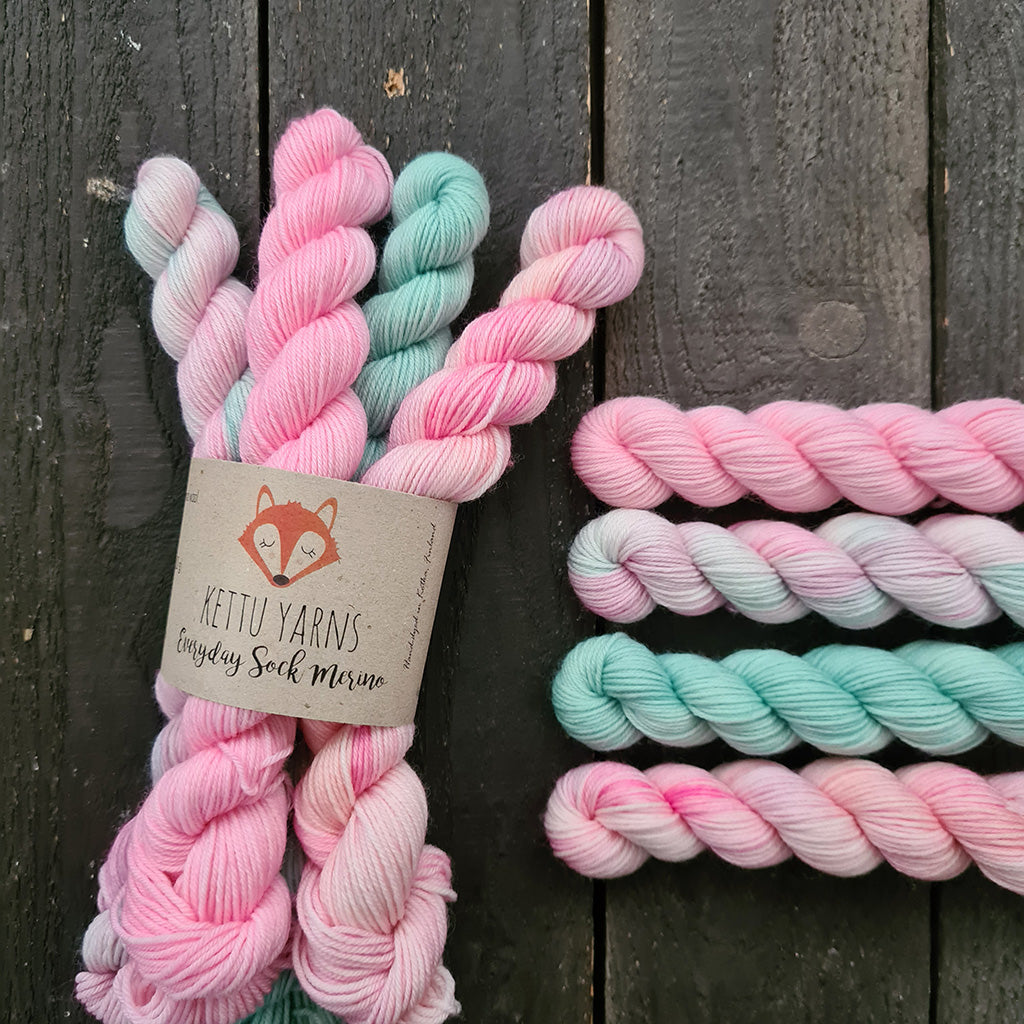 Kettu Yarns No Surprise Mini Club - Everyday Sock Merino set - May - 80 g