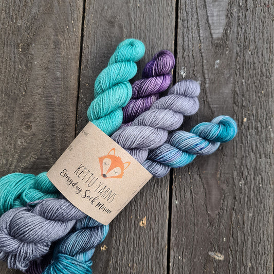 Kettu Yarns No Surprise Mini Club - Everyday Sock Merino setti - November - 80 g