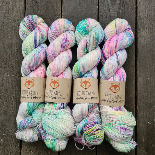 Kettu Yarns - Everyday Sock Merino - Nobody Can Be Uncheered With a Balloon - 100 g