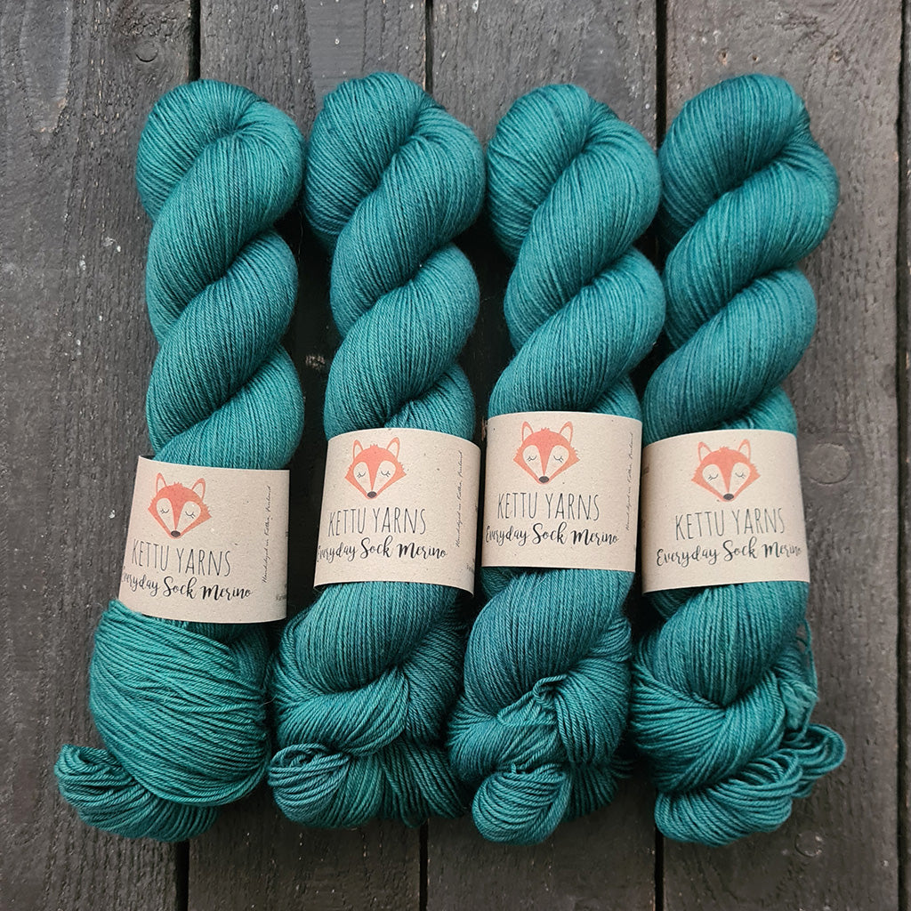 Kettu Yarns - Everyday Sock Merino - Old Pine - 100 g