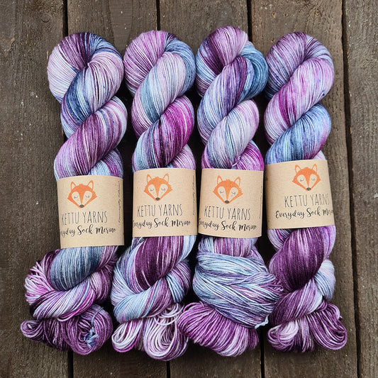 Kettu Yarns - Everyday Sock Merino - Orchid Garden - 100 g