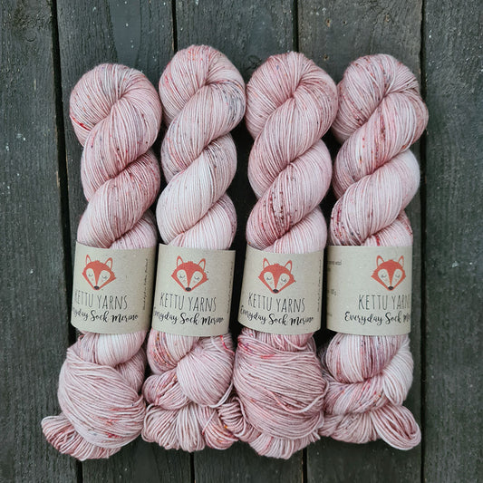 Kettu Yarns - Everyday Sock Merino - Pink Poppy - 100 g