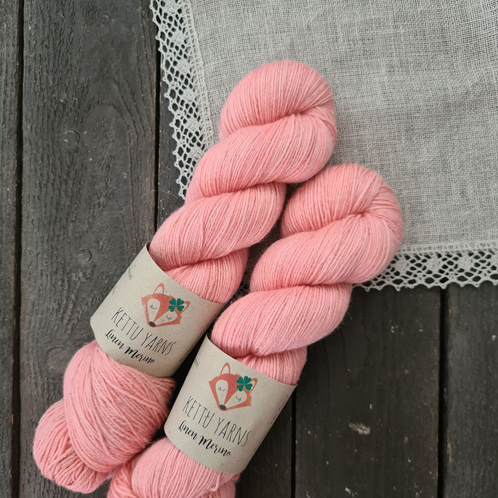 Kettu Yarns - Linen Merino - Cheeky Cantaloupe - 100 g