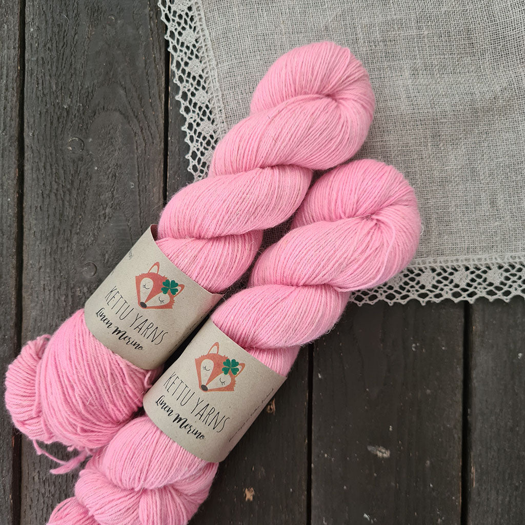 Kettu Yarns - Linen Merino - Frozen Watermelon - 100 g