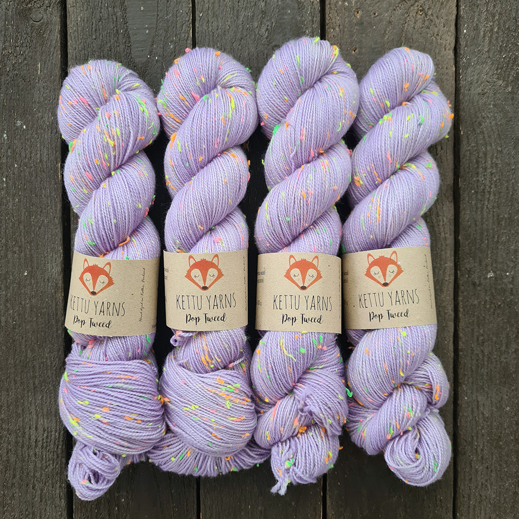 Kettu Yarns - Pop Tweed - Lavender Tea - 100 g