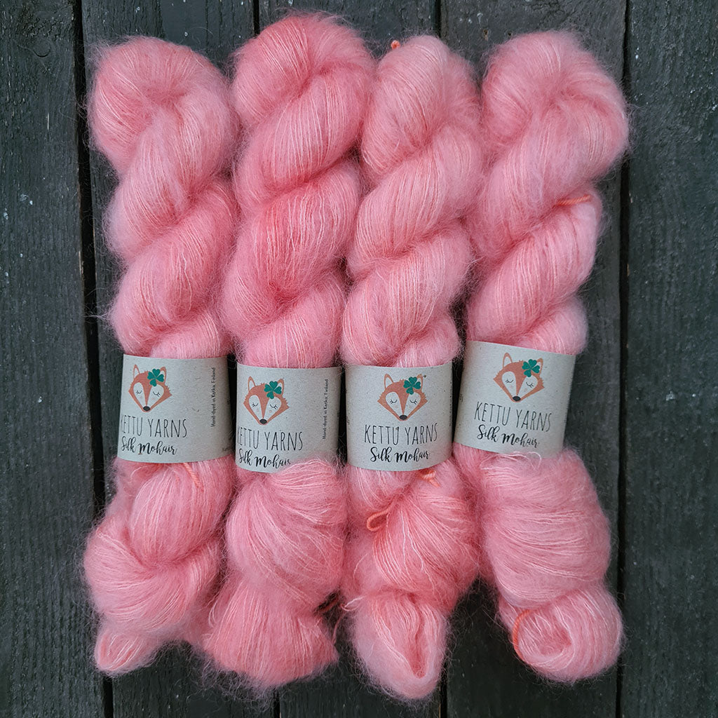 Kettu Yarns - Silk Mohair - Cheeky Cantaloupe - 50 g