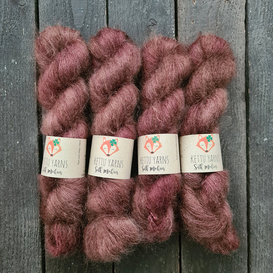 Kettu Yarns - Silk Mohair - Chocolate Makes Everything Better - 50 g