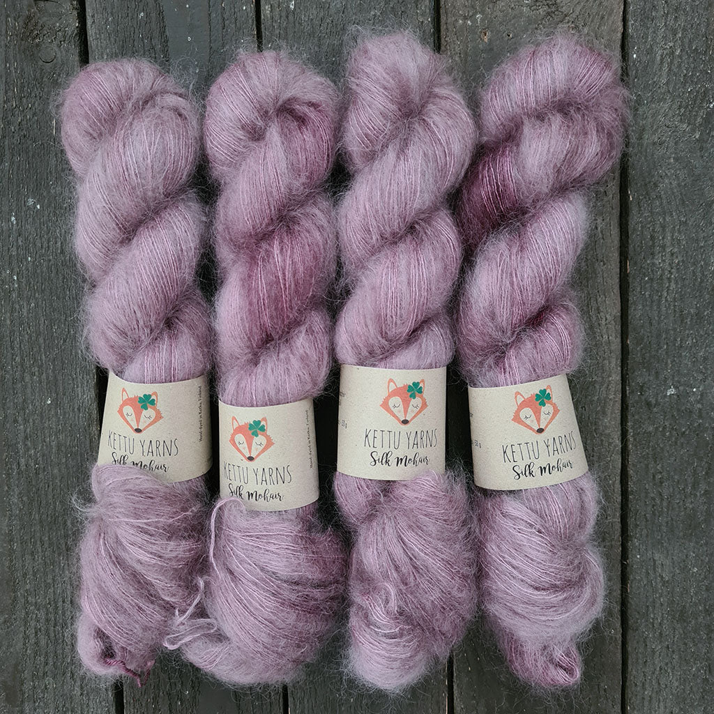 Kettu Yarns - Silk Mohair - Heather   - 50 g