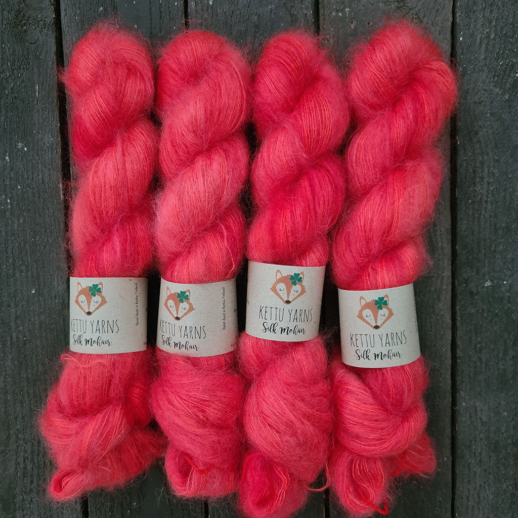 Kettu Yarns - Silk Mohair - Poppy - 50 g