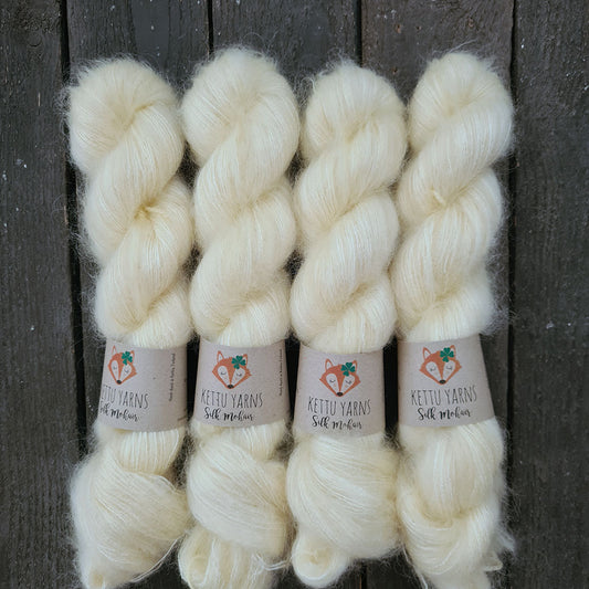 Kettu Yarns - Silk Mohair - Vanilla Cream - 50 g