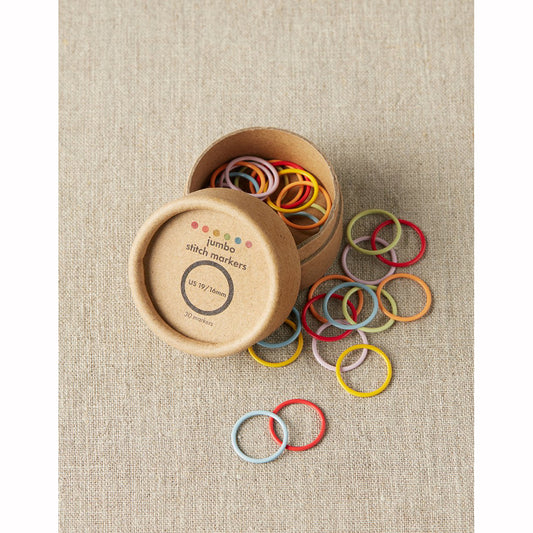 Jumbo Cocoknits Colorful Ring Stitch Markers 30 pcs